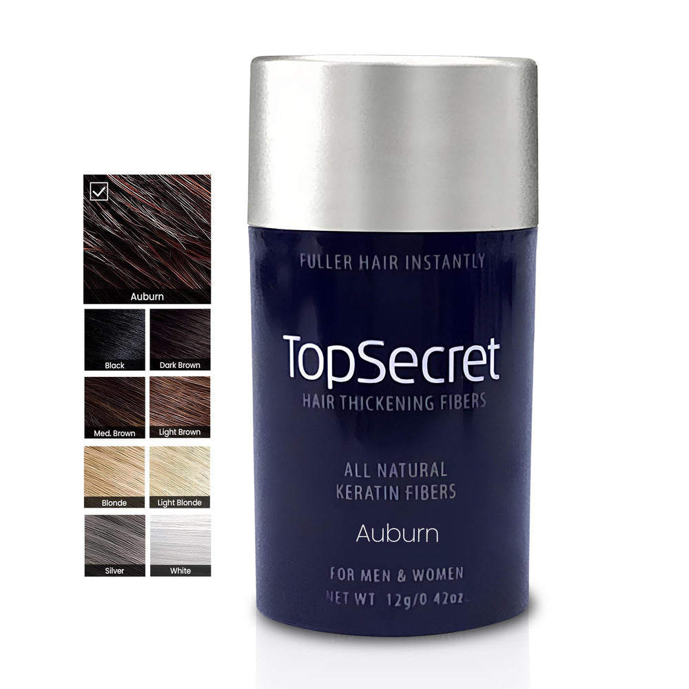 Top Secret Hair Building Fibers refill withstands wind and sweat for lasting coverage