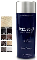 Top Secret refill bottle front view for easy, discreet hair thickening.