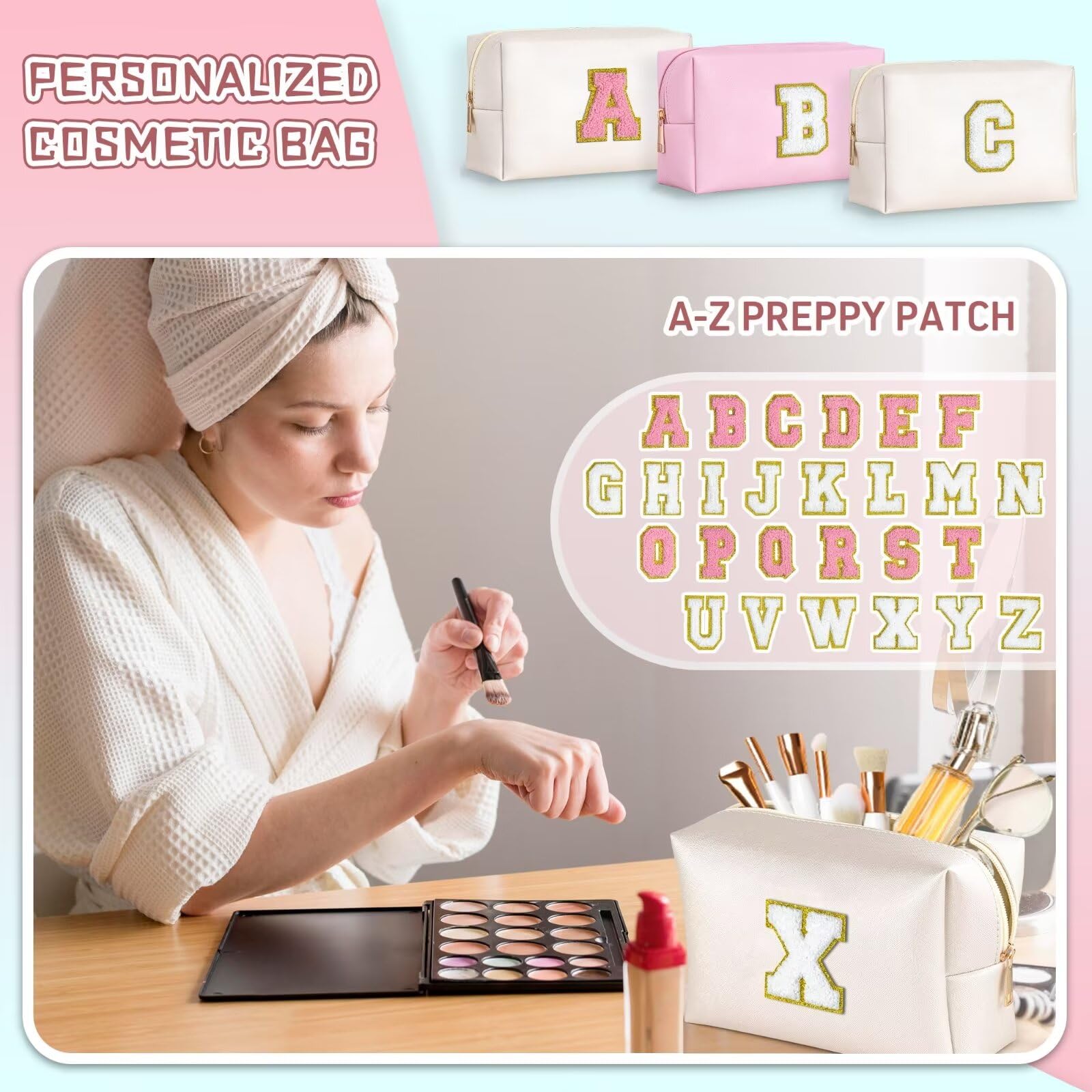 Compact size demonstrates 8.3 x 3.5 x 4.9 inches, ideal for purses and suitcases.