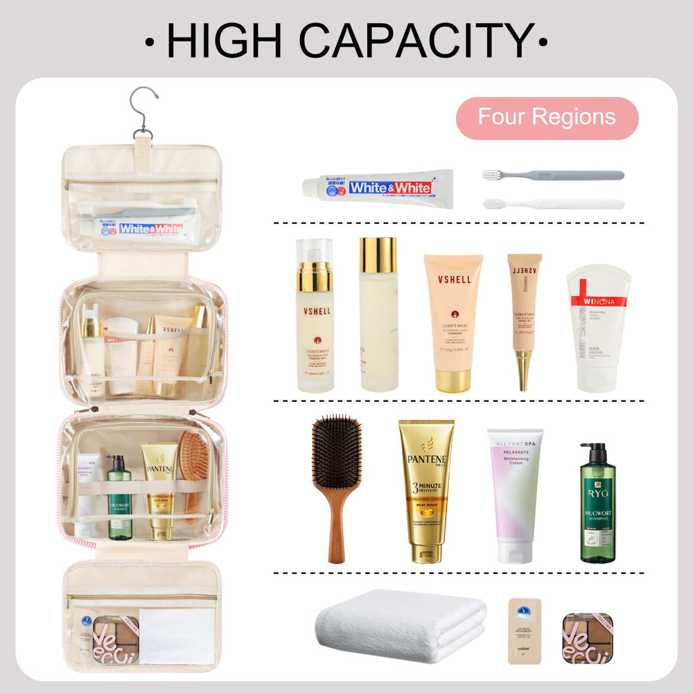 TOPEAST multi-compartment design keeps bottles upright and easy to grab.