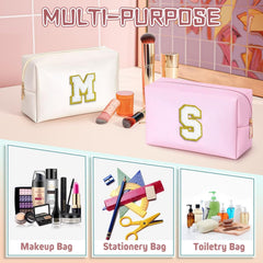 TOPEAST portable makeup bag fits essentials for handbags or suitcases