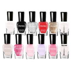 Tophany non-toxic nail polish set bottles with vibrant colors for everyday wear.