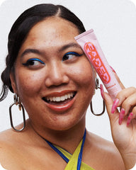 Topicals Faded night routine scene communicates best use during evening skincare