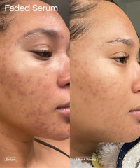 Topicals Faded serum on vanity ready for daily routine