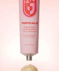 Topicals Faded serum ingredient panel highlights azelaic acid and niacinamide