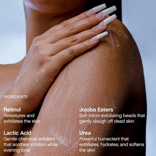 Topicals Slather Exfoliating Bar targets rough texture for a refined look