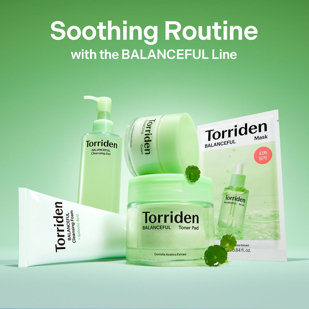 Torriden Balanceful Foam lather reveals rich micro-foam for refreshing cleanse.
