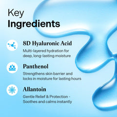Torriden DIVE IN 8D hyaluronic acid complex provides deep hydration