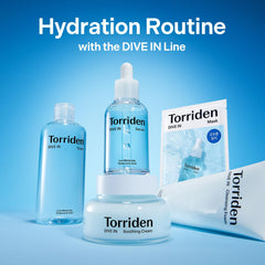 Torriden Dive In application on dry skin during travel scenario.