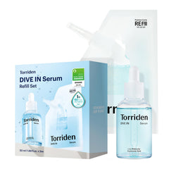Torriden DIVE IN Serum bottle delivering deep hydration for glowing skin