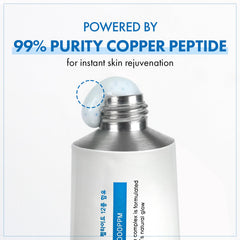 TOSOWOONG Copper Peptide 12 Cream ingredients close-up highlights the multi-peptide blend.