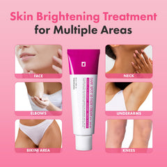 TOSOWOONG Dark Spot 35 cream texture swipe demonstrates lightweight non-sticky finish.