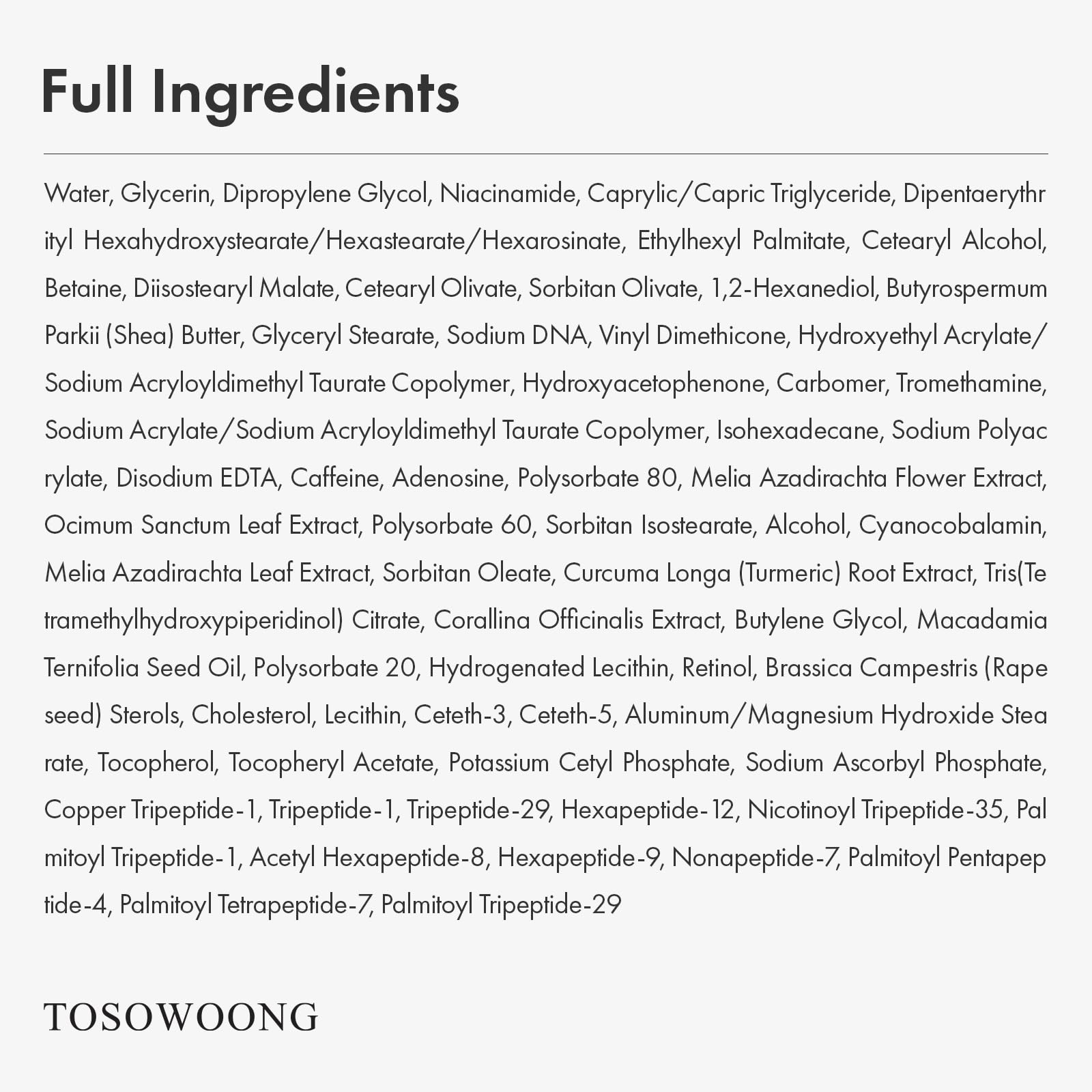 TOSOWOONG PDRN Pink Peptide Eye Cream being applied near the eye area with a soothing glow