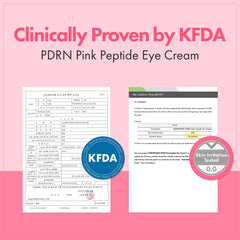 Packaging box of TOSOWOONG PDRN Pink Peptide Eye Cream emphasizing premium Korean skincare