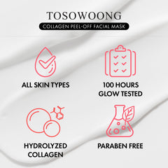 TOSOWOONG Real Collagen Silicone Brush assisting even application.