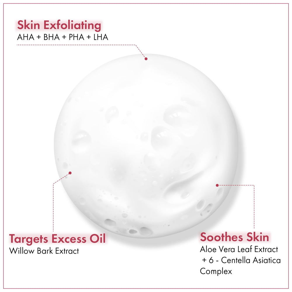 TOSOWOONG Salicylic Acid Foam Cleanser centella ingredient supports soothing balance