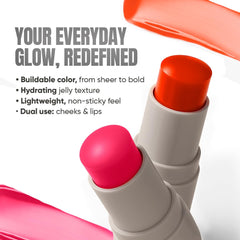 Totemica compact packaging reduces clutter in a small makeup bag.