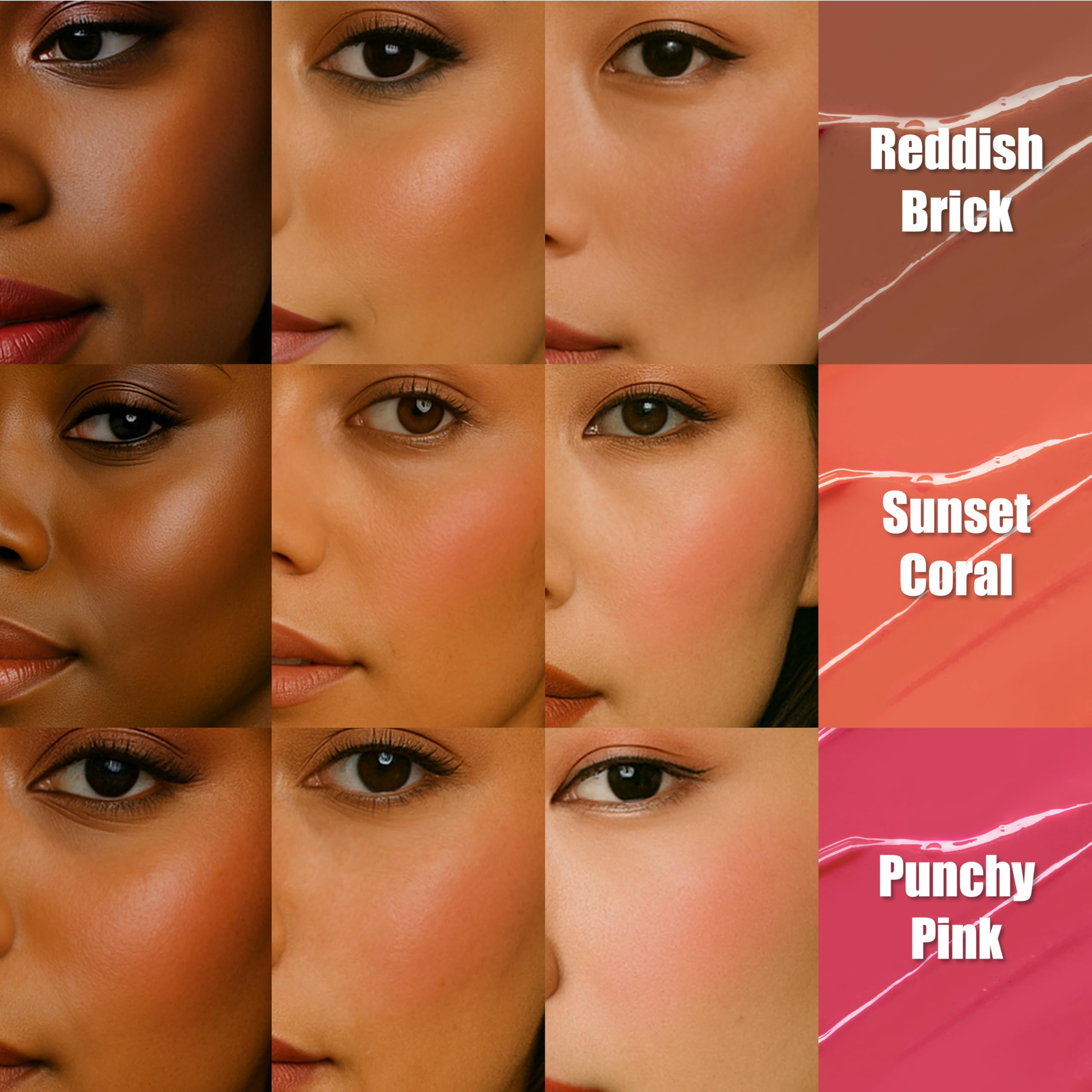 Touch in Sol In My Heart Stick Blush dewy glow finish on skin