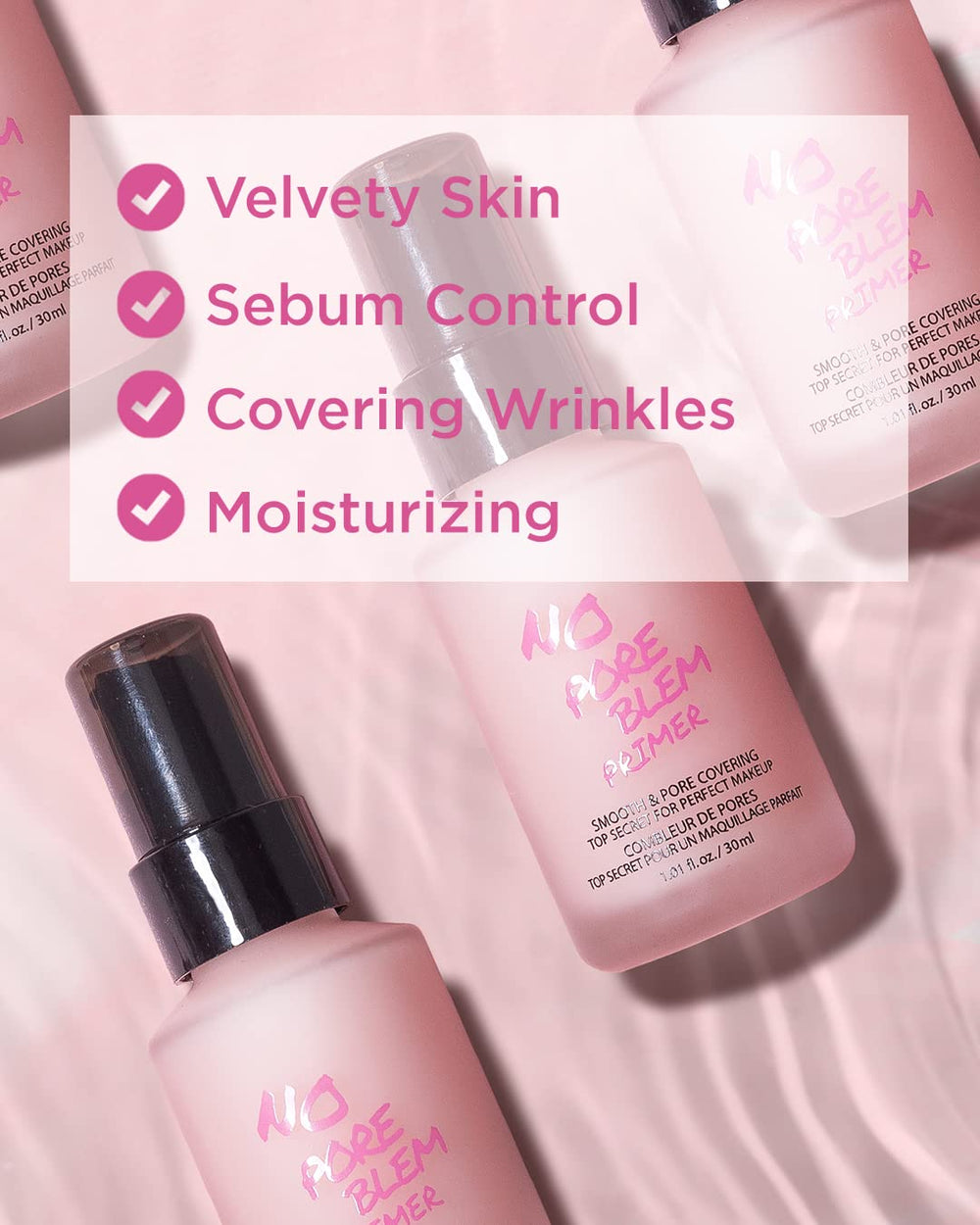 Texture swatch of Touch in Sol No Pore Blem Primer on skin