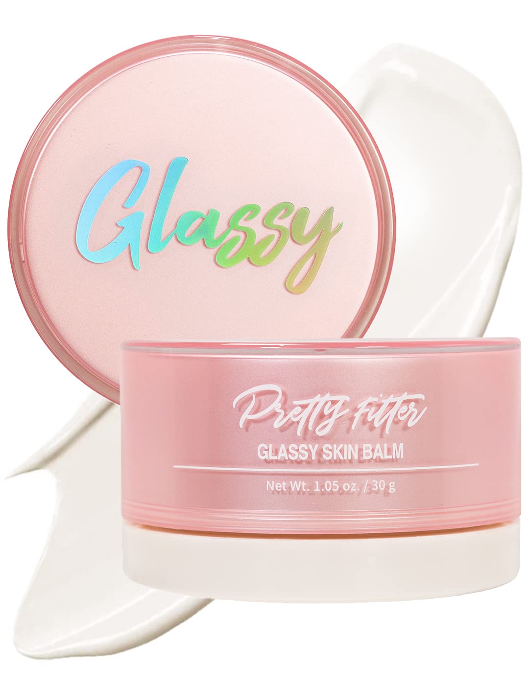 Touch in Sol Pretty Filter Balm Primer packaging viewed for smooth makeup base.