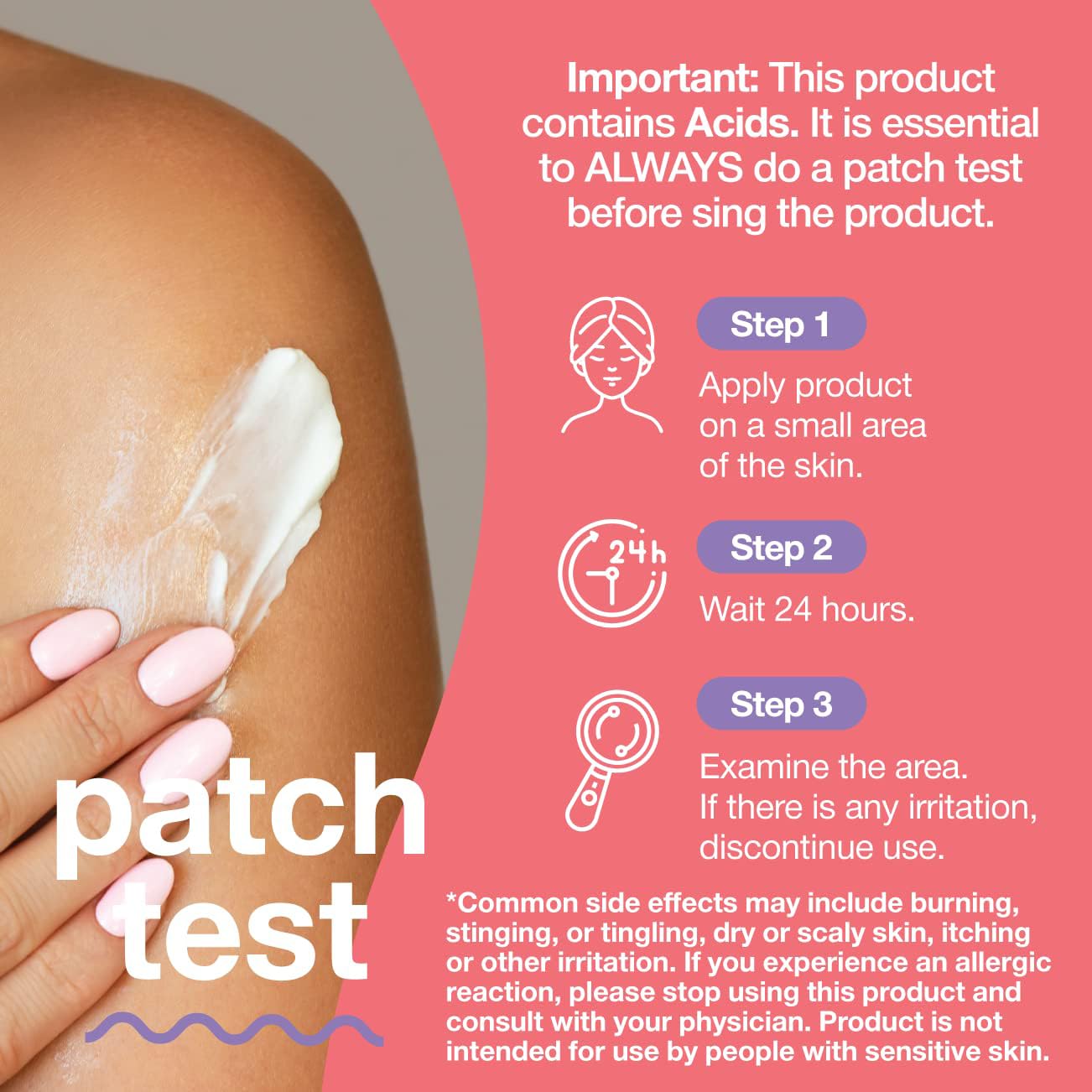 Application on face and neck demonstrates multi-area use and gentle absorption.
