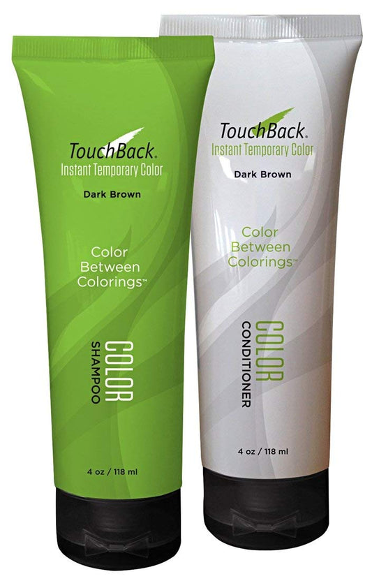 TouchBack Dark Brown Color Depositing Conditioner bottle for gentle color refresh