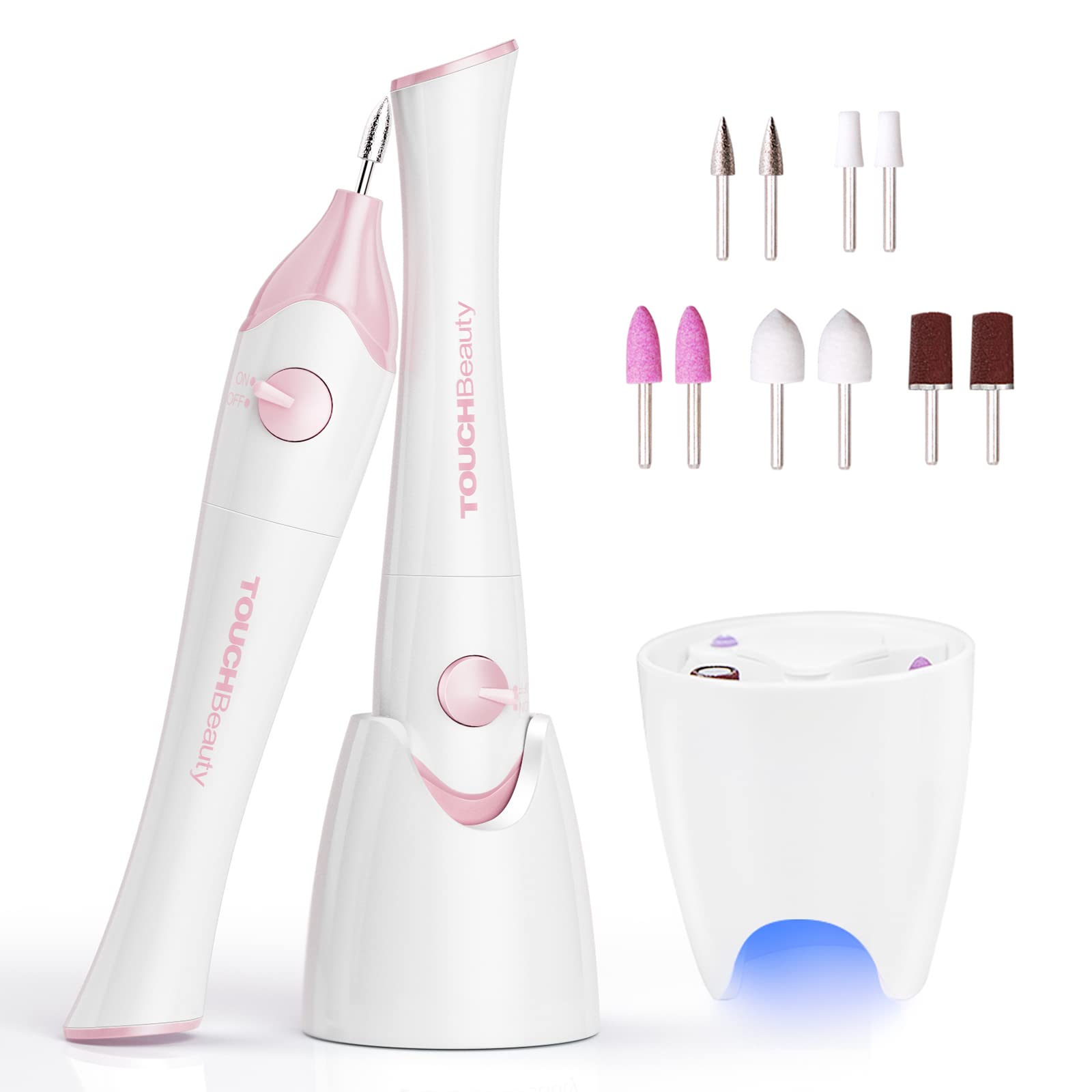 TOUCHBeauty electric nail file drill for at‑home manicures and pedicures with precision.