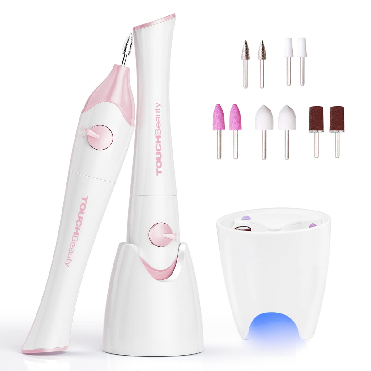 TOUCHBeauty electric nail file drill for at‑home manicures and pedicures with precision.