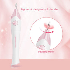 TOUCHBeauty ergonomic nail drill handle for comfortable grip during long sessions.