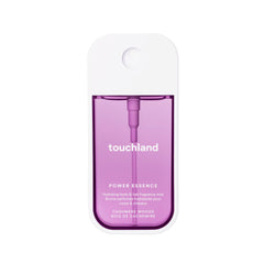 Touchland Cashmere Woods mist bottle front, ready to refresh body and hair on the go