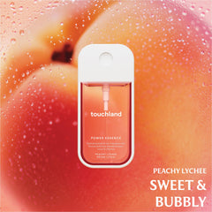 Touchland Fruity Crush body mist application gesture
