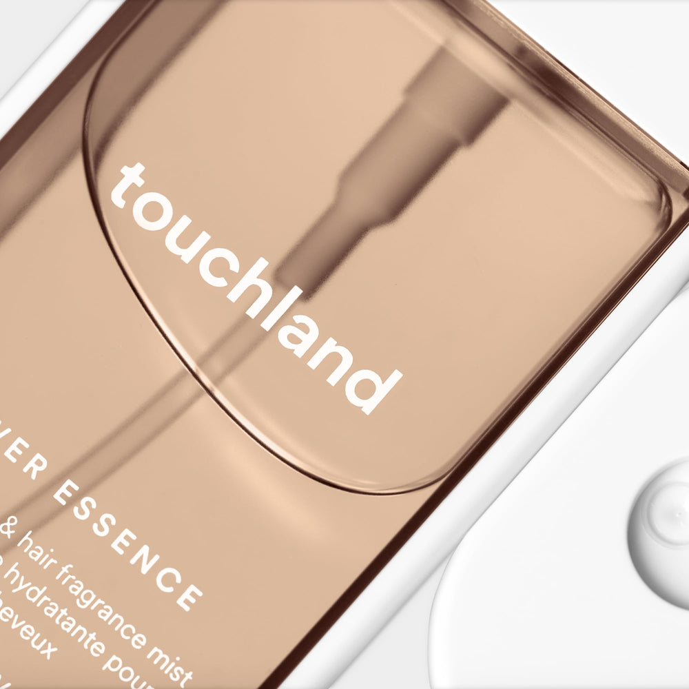 Touchland travel-size fragrance mist suits touch-ups during busy days.