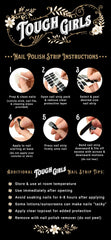 TOUGH GIRLS package includes an adhesive guarantee and replacement offer