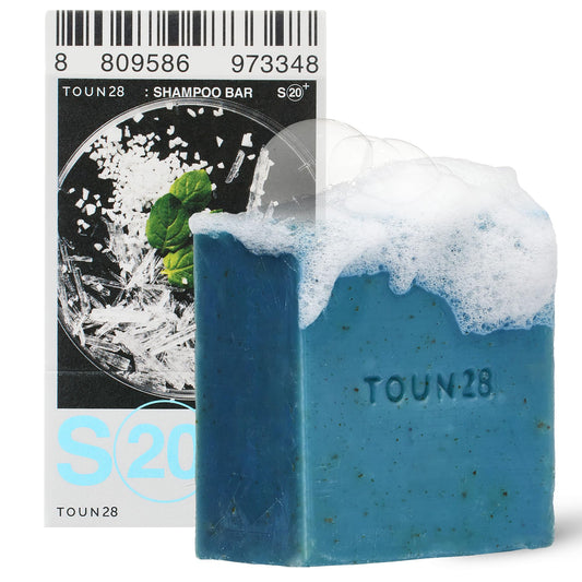 TOUN28 shampoo bar with centella asiatica for scalp relief and refreshing cleanse
