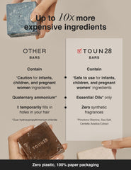 TOUN28 everyday haircare routine bar simplifies cleansing
