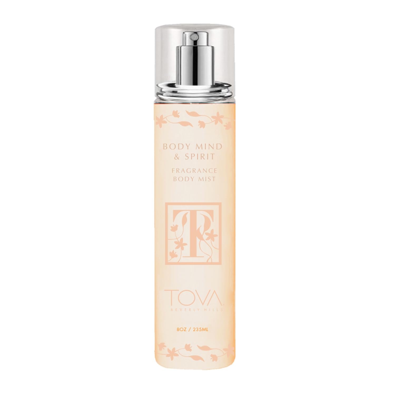 Tova Body Mind & Spirit bottle front for a refreshing daily scent