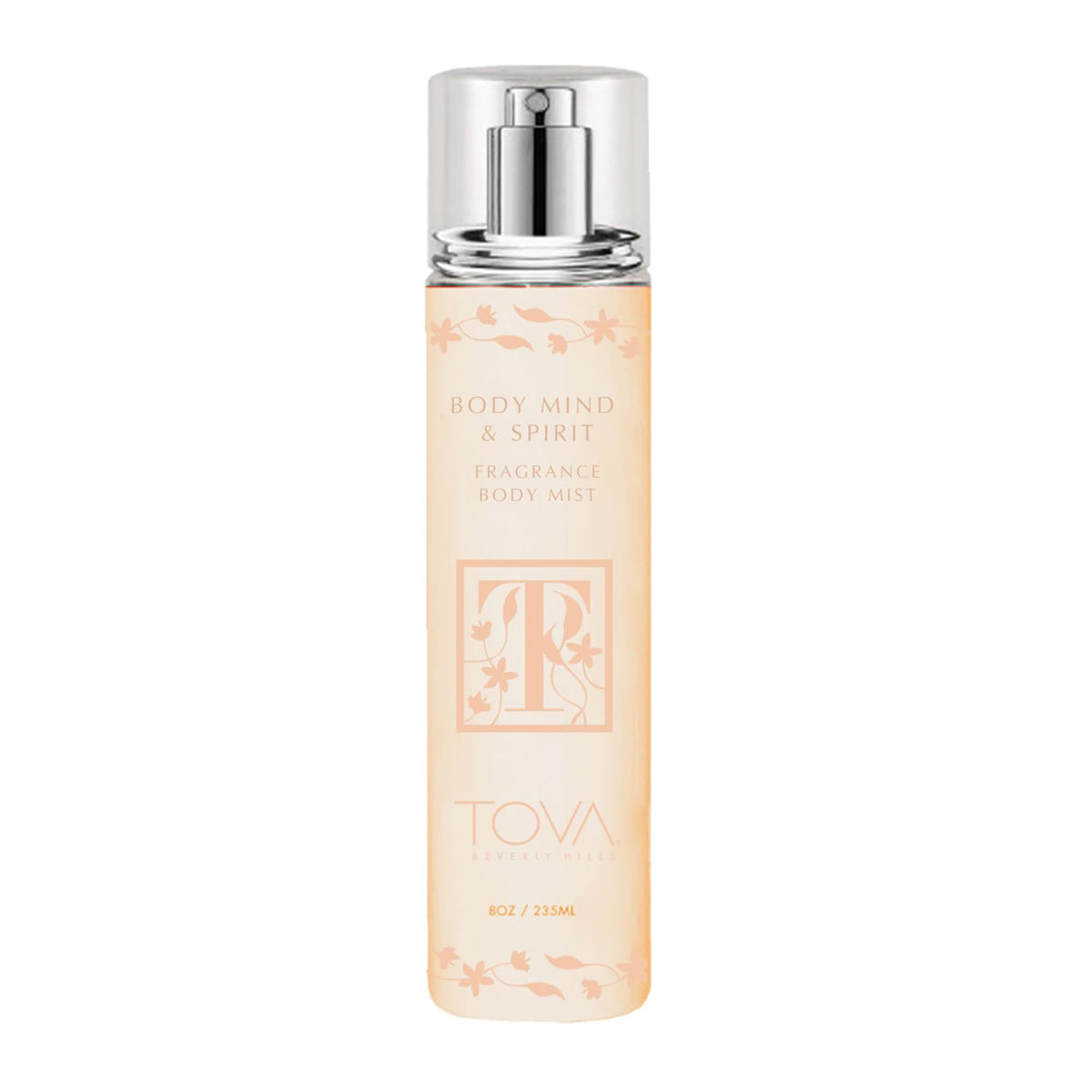 Tova Body Mind & Spirit bottle front for a refreshing daily scent