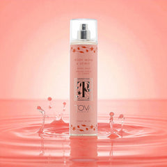 Tova Body Mind & Spirit close-up notes of Osmanthus and Apricot for a vibrant mood