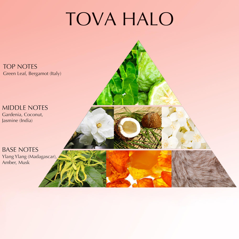 Tova Halo wear-on-wrist shot suggests versatile aroma projection.