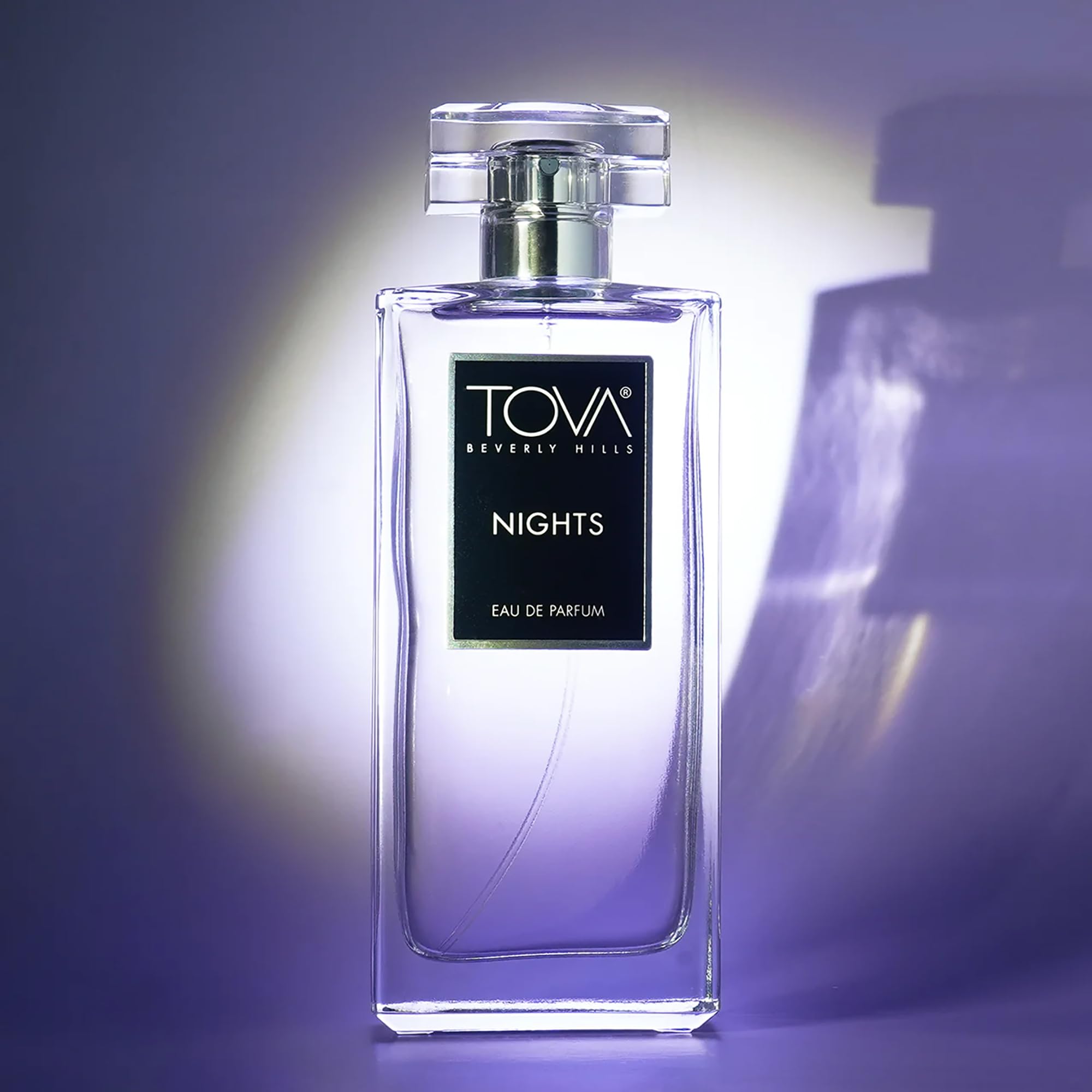 Tova Nights EDP bottle cap detail, showing premium craftsmanship for fragrance lovers.