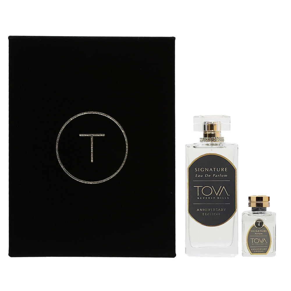 Tova Signature bottle front view showcases timeless elegance for everyday wear.