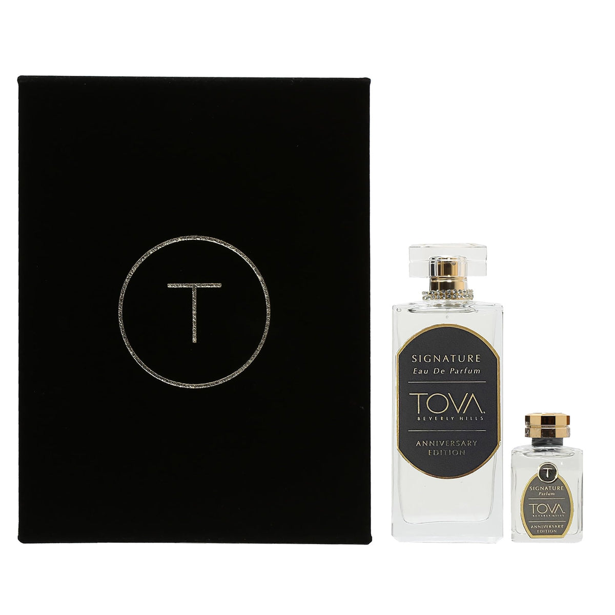 Tova Signature bottle front view showcases timeless elegance for everyday wear.