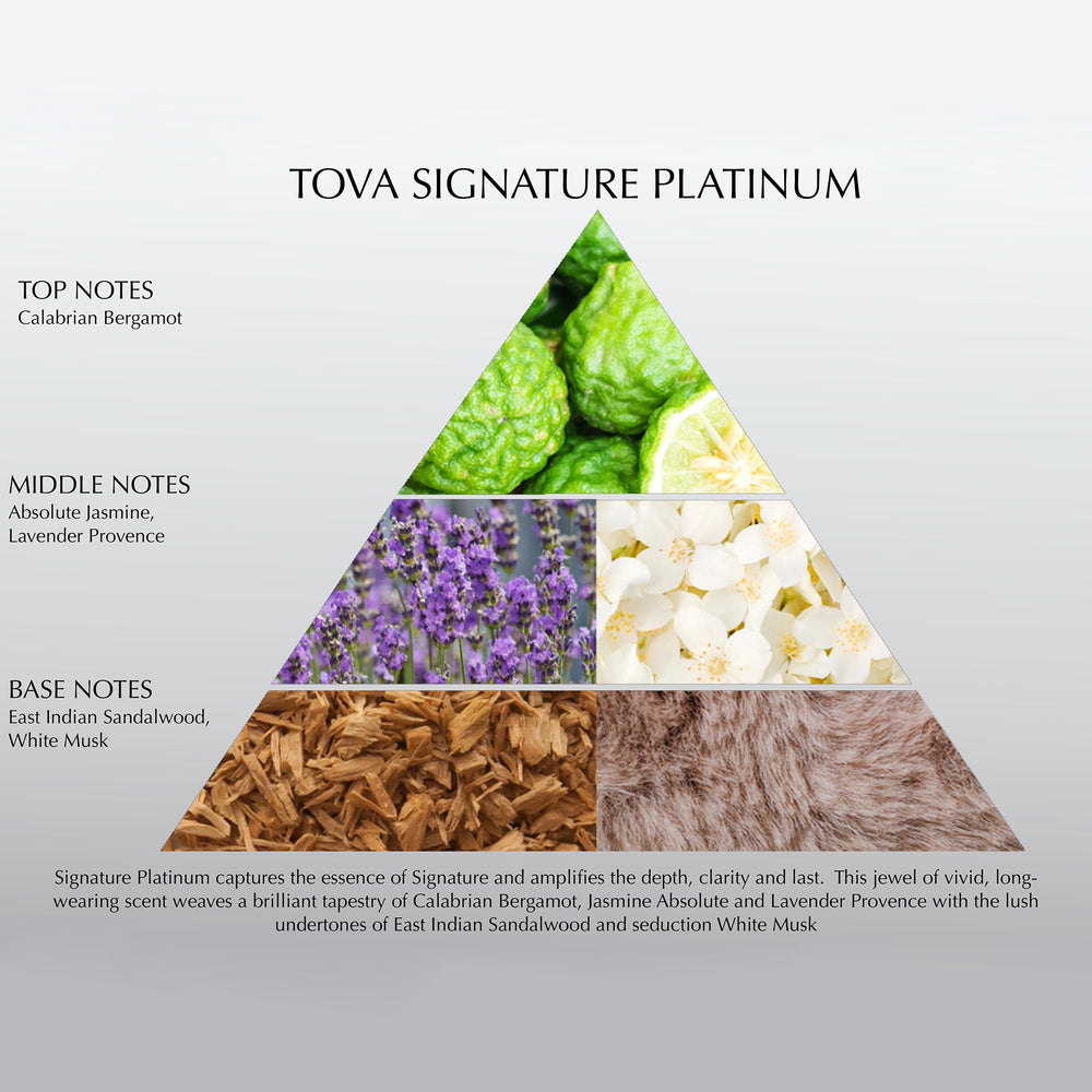 Tova Signature Platinum packaging box showcases premium gifting experience.