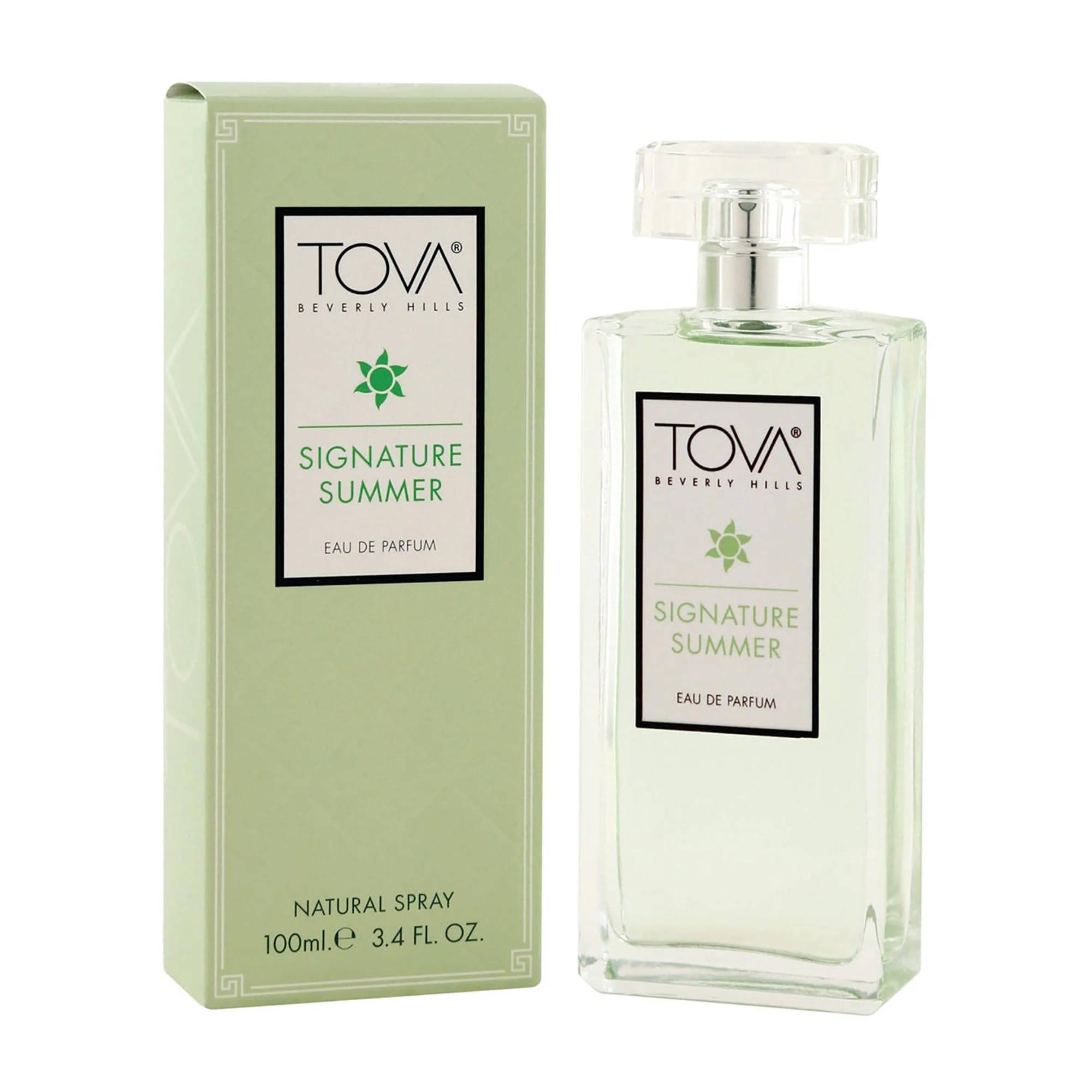 Tova Signature Summer bottle close-up showcasing premium packaging ideal for gifting