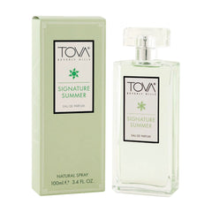 Tova Signature Summer bottle close-up showcasing premium packaging ideal for gifting