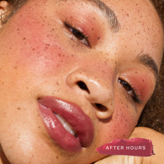Tower 28 BeachPlease dewy blush glow on cheek close-up