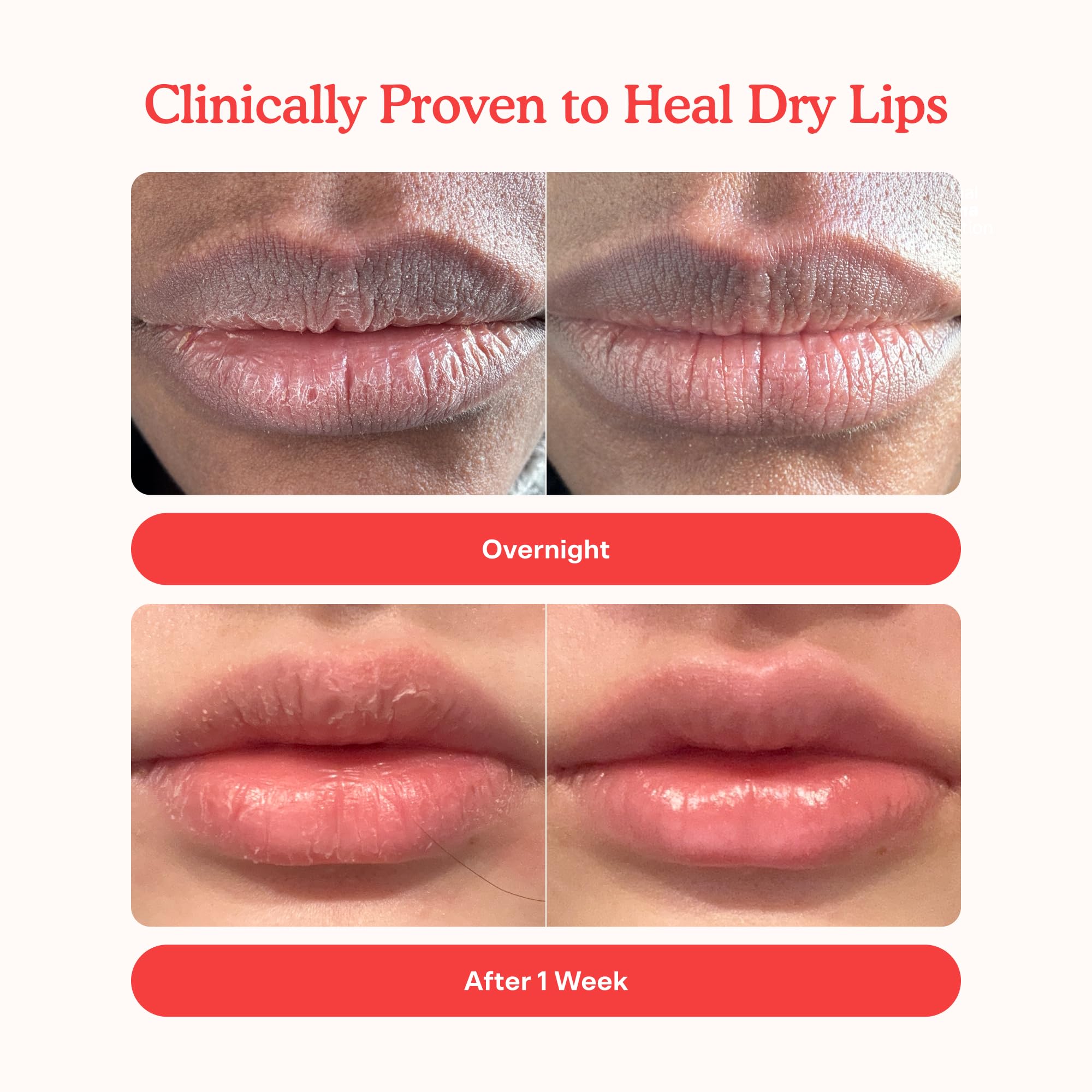 Tower 28 LipSoftie sheer red tint closeup showing shade and nourishment.