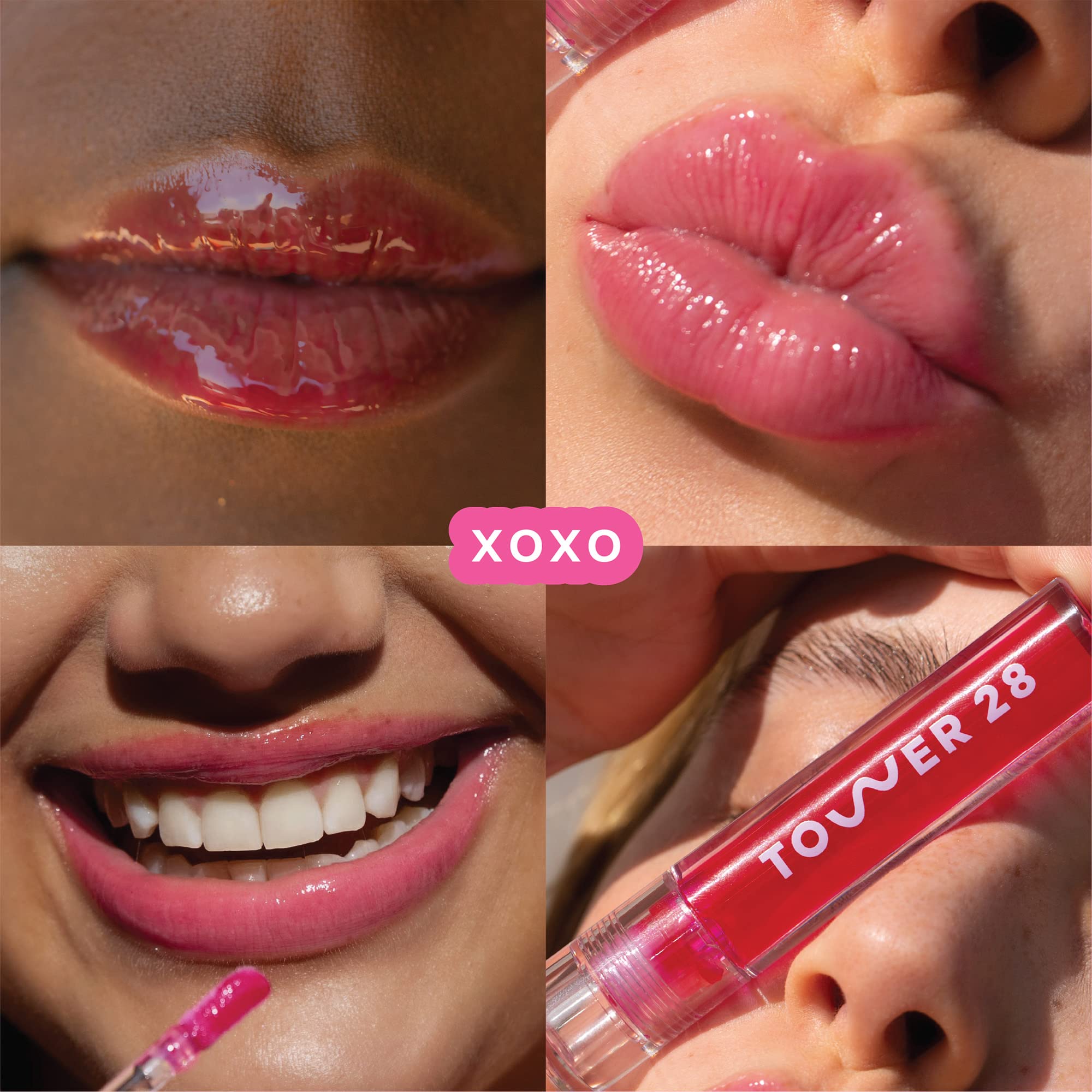 Tower 28 ShineOn Lip Jelly nude pink provides natural glow while conditioning lips.
