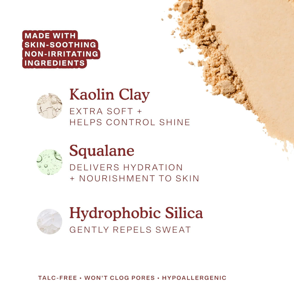 Tower28 GetSet pink powder swatch on skin with natural brightness and tone balance.
