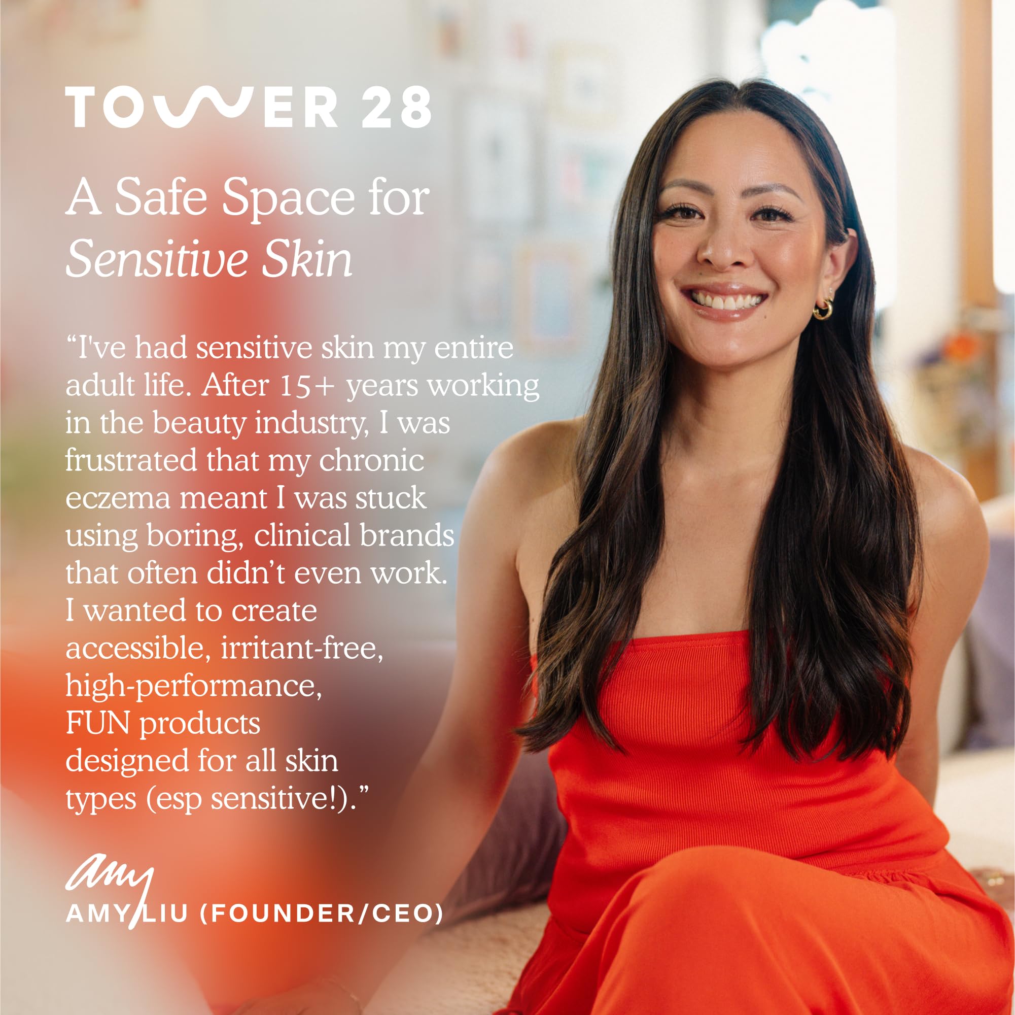 Tower 28 Swipe Serum Concealer natural finish with skin-like glow.